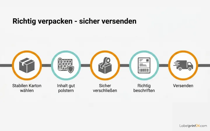 Päckchen sicher verpacken & versenden