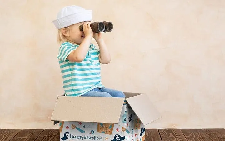 Printed shipping box