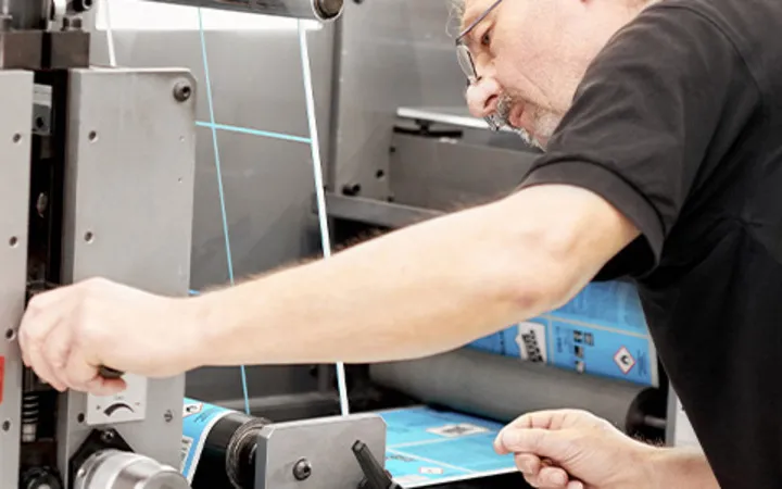 Produktion Etiketten Labelprint24