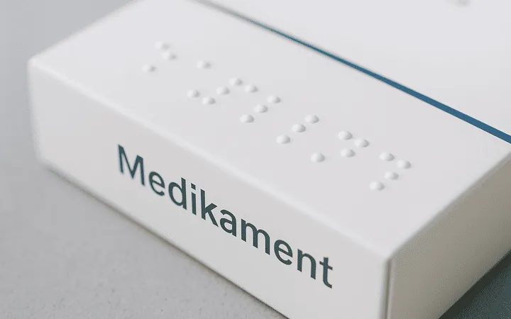 Arzneimittel mit Blindenschrift Arzneimittel mit Blindenschrift