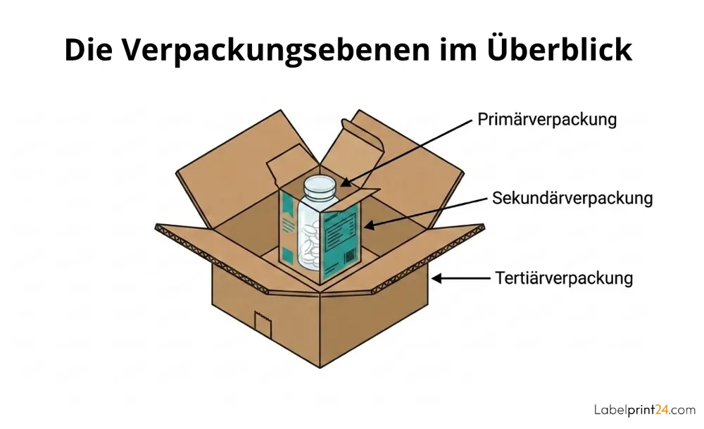 Die Verpackungsebenen im Überblick Die Verpackungsebenen im Überblick
