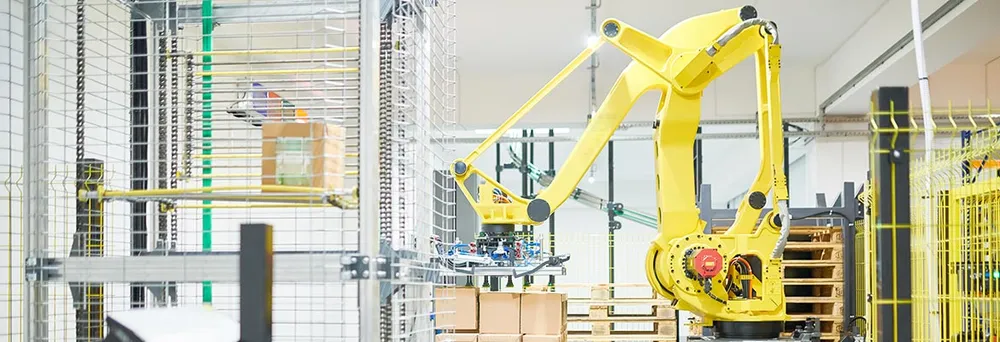 Lagerhalle mit neuer Technik Lagerhalle mit neuer Technik