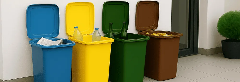 Mülltrennung und Abfallreduzierung Frankreich