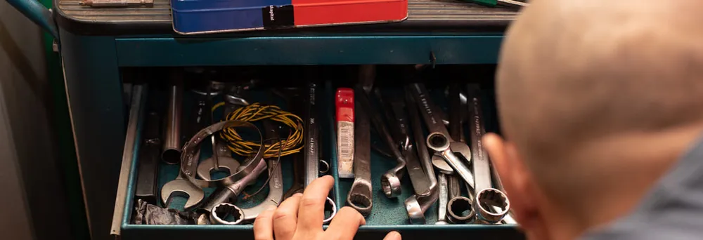 Etikettierung von KFZ Werkzeugen