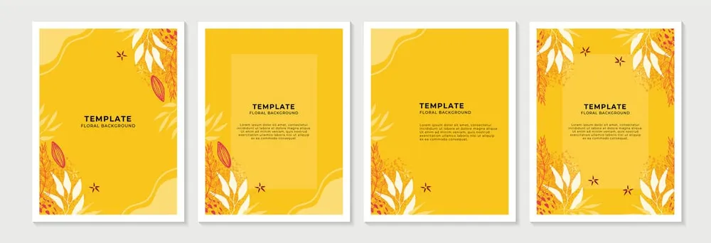 Etikett in verschiedenen Designs für das Marketing