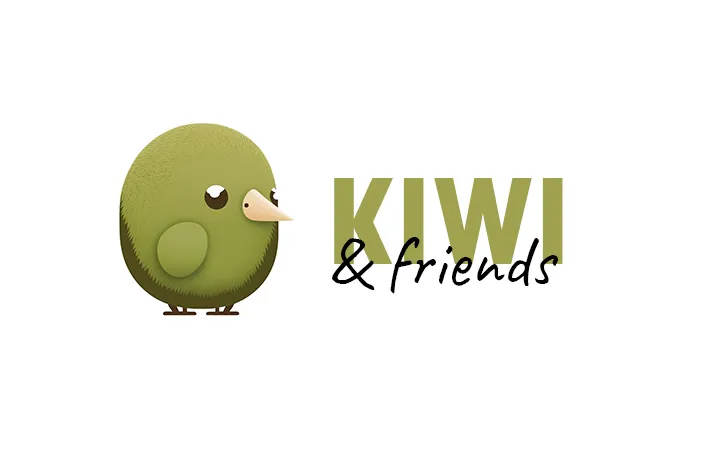 KIWI & friends Logo - Einzigartigkeit KIWI & friends Logo - Einzigartigkeit