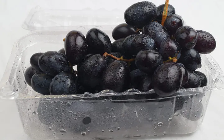 Kunststoffverpackung für Trauben Kunststoffverpackung für Trauben