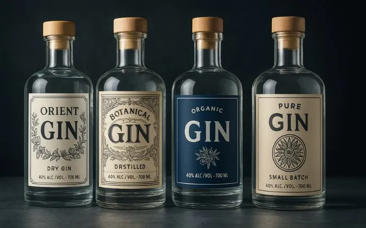 personalisierte Gin-Etiketten personalisierte Gin-Etiketten
