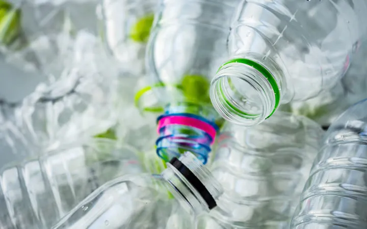 PET Flaschen zum Recyceln