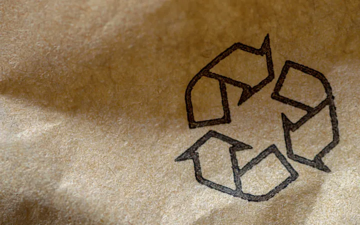 Recyceltes Altpapier Recyceltes Altpapier