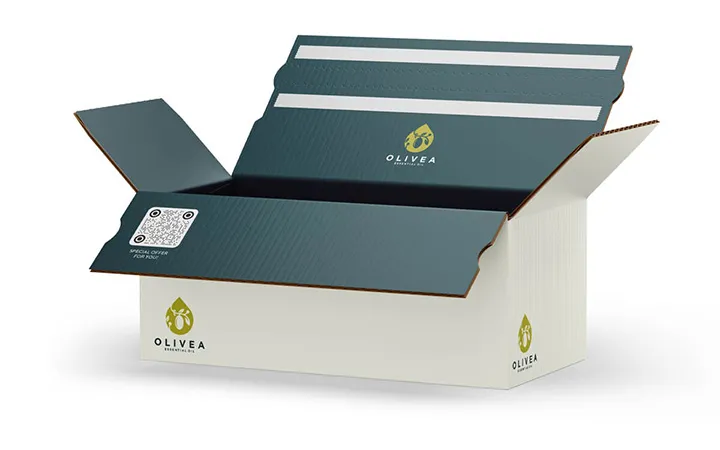 Versandkarton beidseitig bedruckt