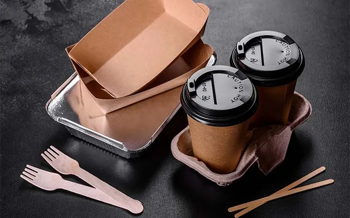 Imballaggi in cartone ondulato per take away