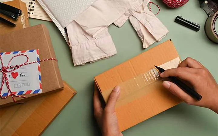 Scatole per spedizione di posta privata