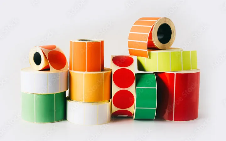 Etichette varie in bobina Etichette varie in bobina