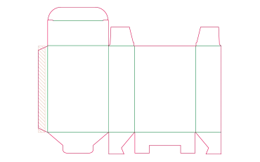 Faltschachtel mit Steckboden Aufbau
