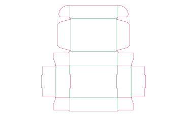 Klappschachtel Standard Aufbau 