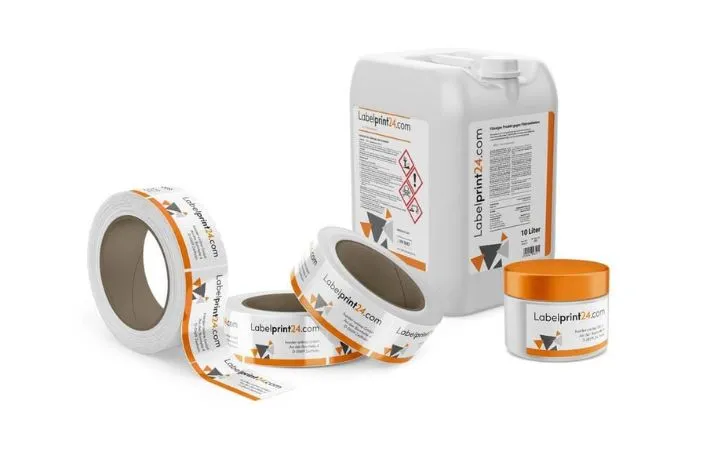 different products with labels different products with labels