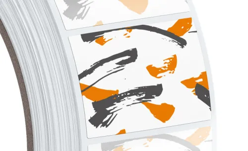 Rollenetiketten Rollenetiketten