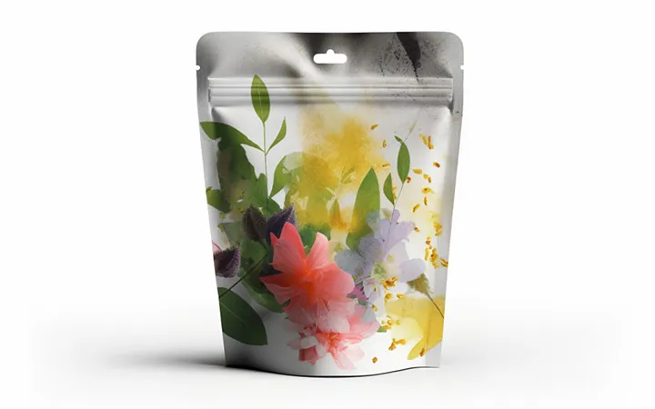 Standbodenbeutel mit Eurolochung für Tee  Standbodenbeutel mit Eurolochung für Tee