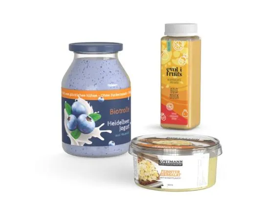 Food labels on refrigerated products