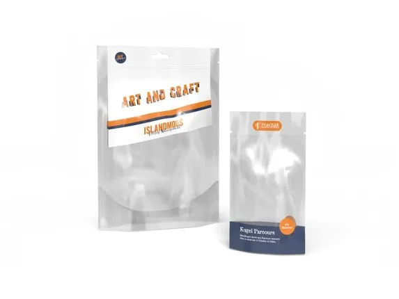 Transparent stand-up pouches Transparent stand-up pouches