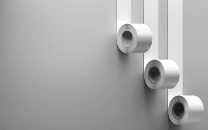 Enroulement sur le mandrin du rouleau Enroulement sur le mandrin du rouleau