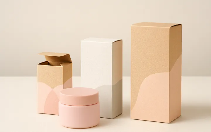 Kartonverpackung für Hautcremes