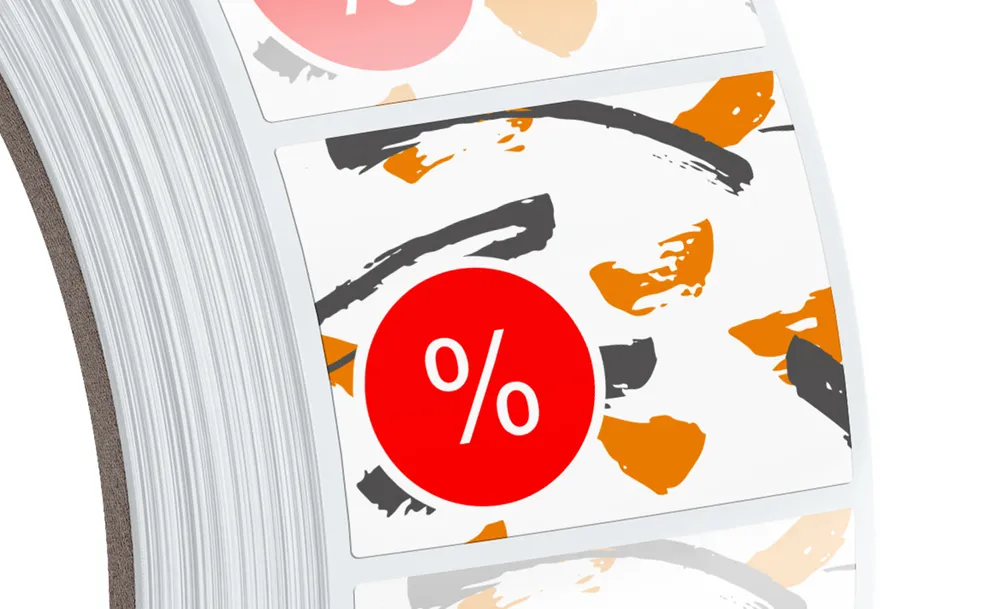 Special offer labels with variable data Special offer labels with variable data