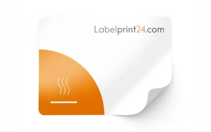 Thermal labels for frozen goods