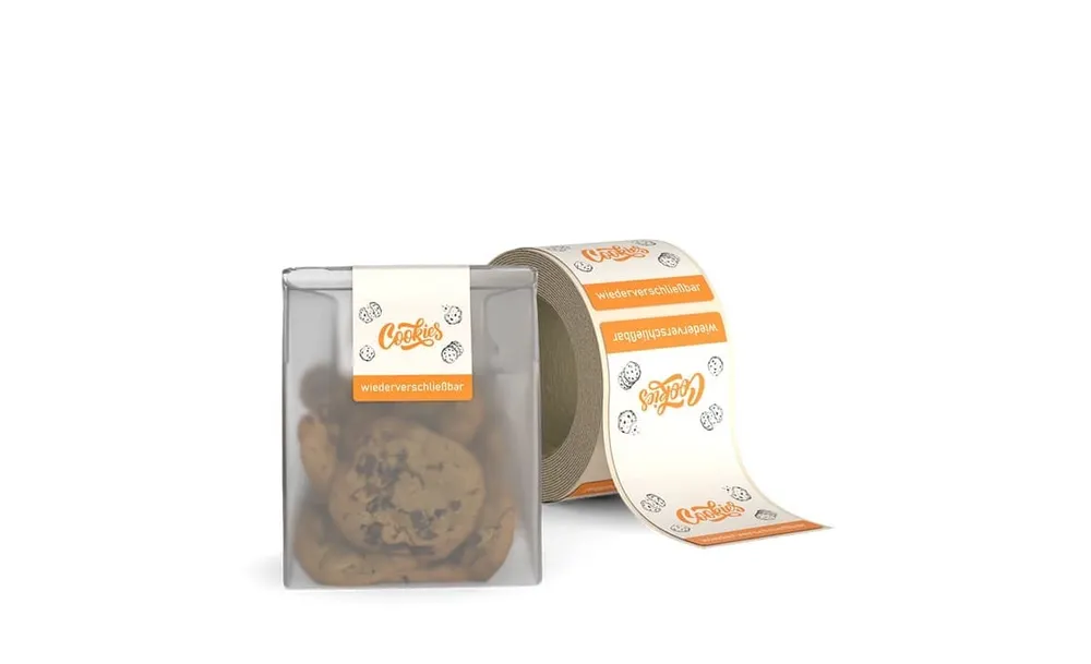 Sealing labels for food products Sealing labels for food products