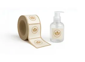 Roll of cosmetic labels