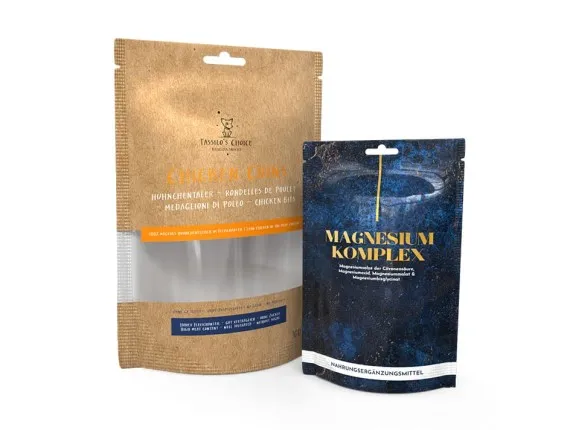 Recyclable stand-up pouches with euro hole Recyclable stand-up pouches with euro hole