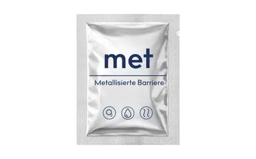 Siegelrandbeutel mit metallisierter Barriere