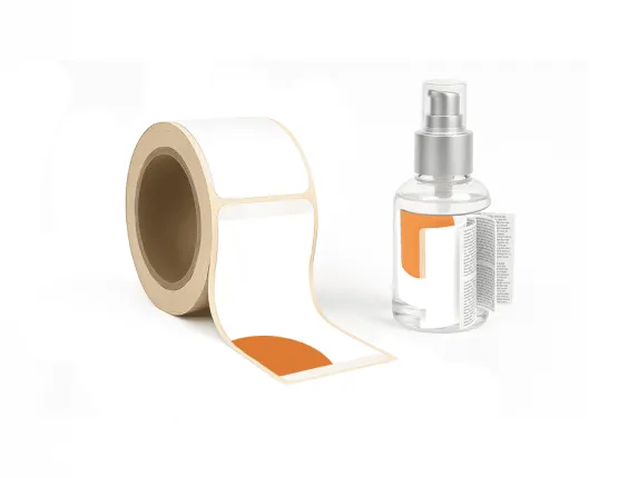 Booklet labels for cosmetic products