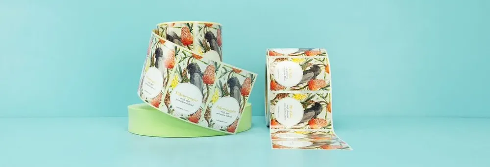 Printed Labels on Roll