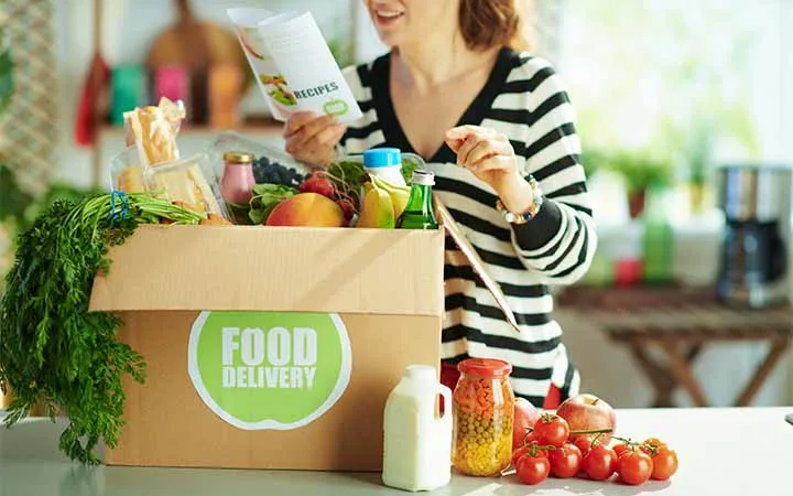 Cartoni di spedizioni per l'industria alimentare