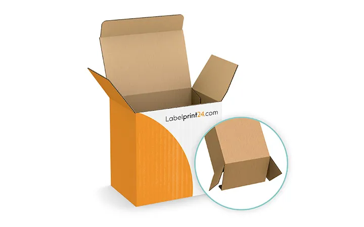 Faltschachtel mit Einstecklasche FEFCO 0211 Faltschachtel mit Einstecklasche FEFCO 0211