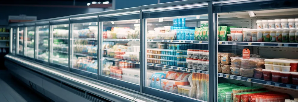 Scaffale per alimenti surgelati Scaffale per alimenti surgelati