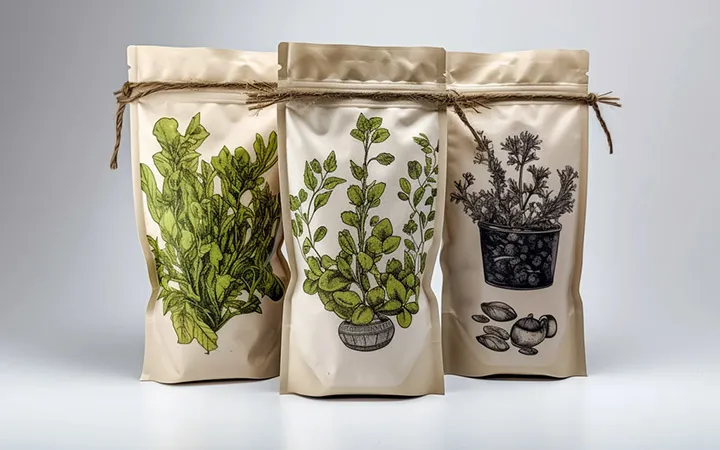 Sachets refermables avec impression Sachets refermables avec impression