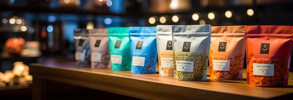 Buste richiudibili con diversi design