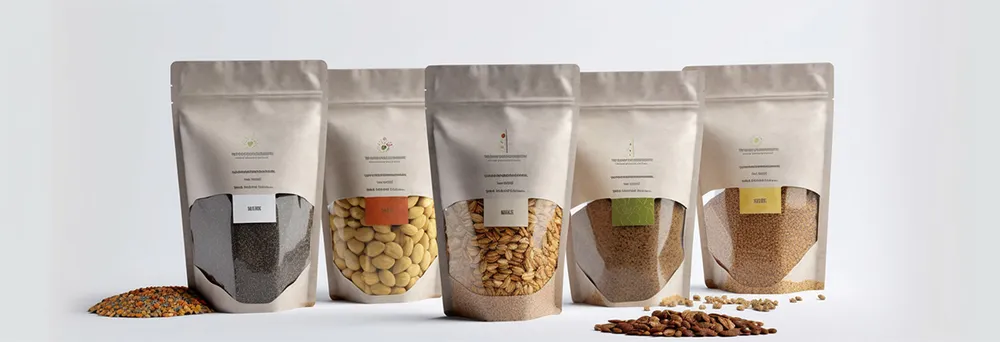 Standbodenbeutel mit Sichtfenster Standbodenbeutel mit Sichtfenster