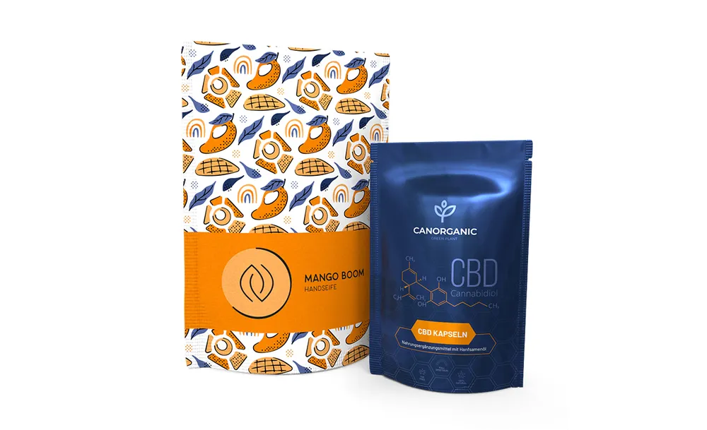 Standbodenbeutel ohne Zipper