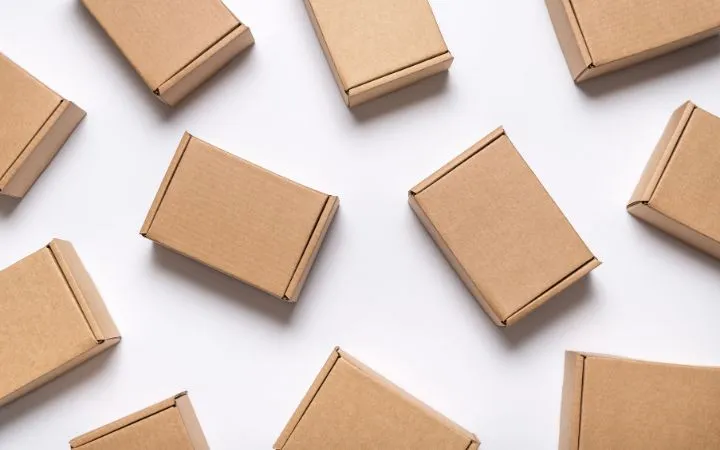 Individuelle Verpackung für den Versand