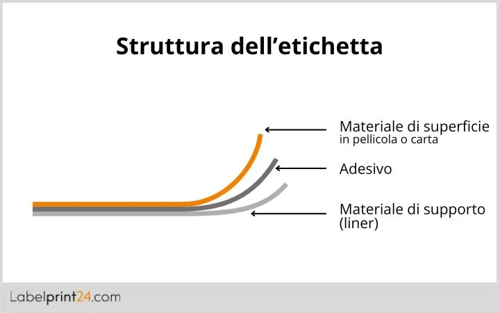 Struttura etichette Struttura etichette