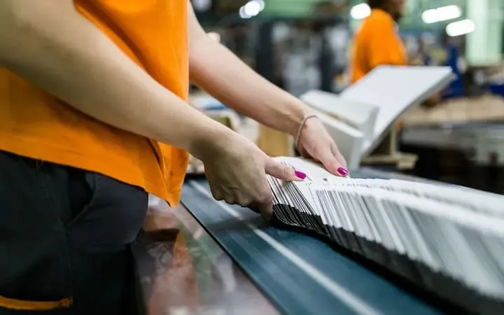 Arbeiten in der Druckbranche