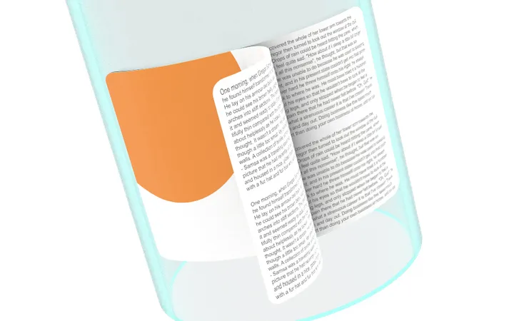 Étiquettes “sandwich” (2/3 faces décollables)