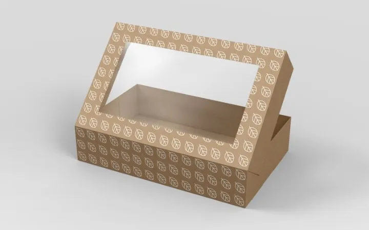 Faltkarton mit Fenster Faltkarton mit Fenster