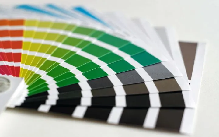 Farbpalette für Digitaldruck Farbpalette für Digitaldruck