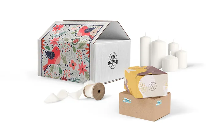 Versandverpackung aus Wellpappe