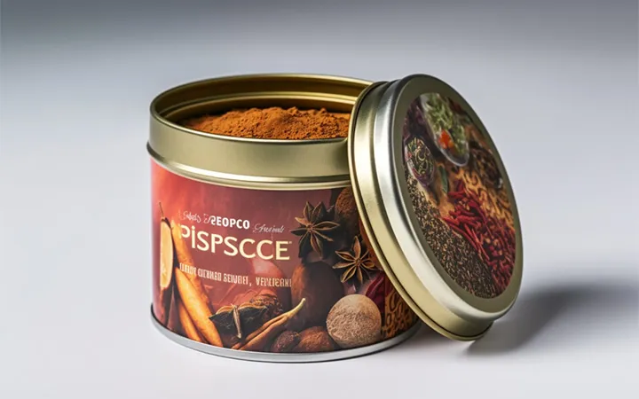 Gewürz mit PP-Etikett